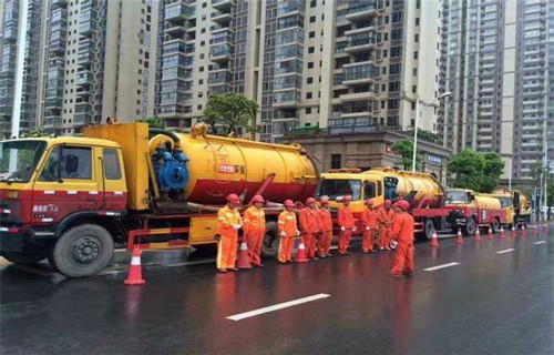 蒲城市政管道清淤