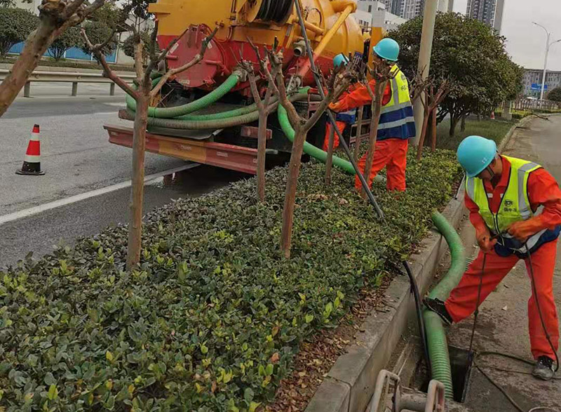 蒲城市政管道清淤